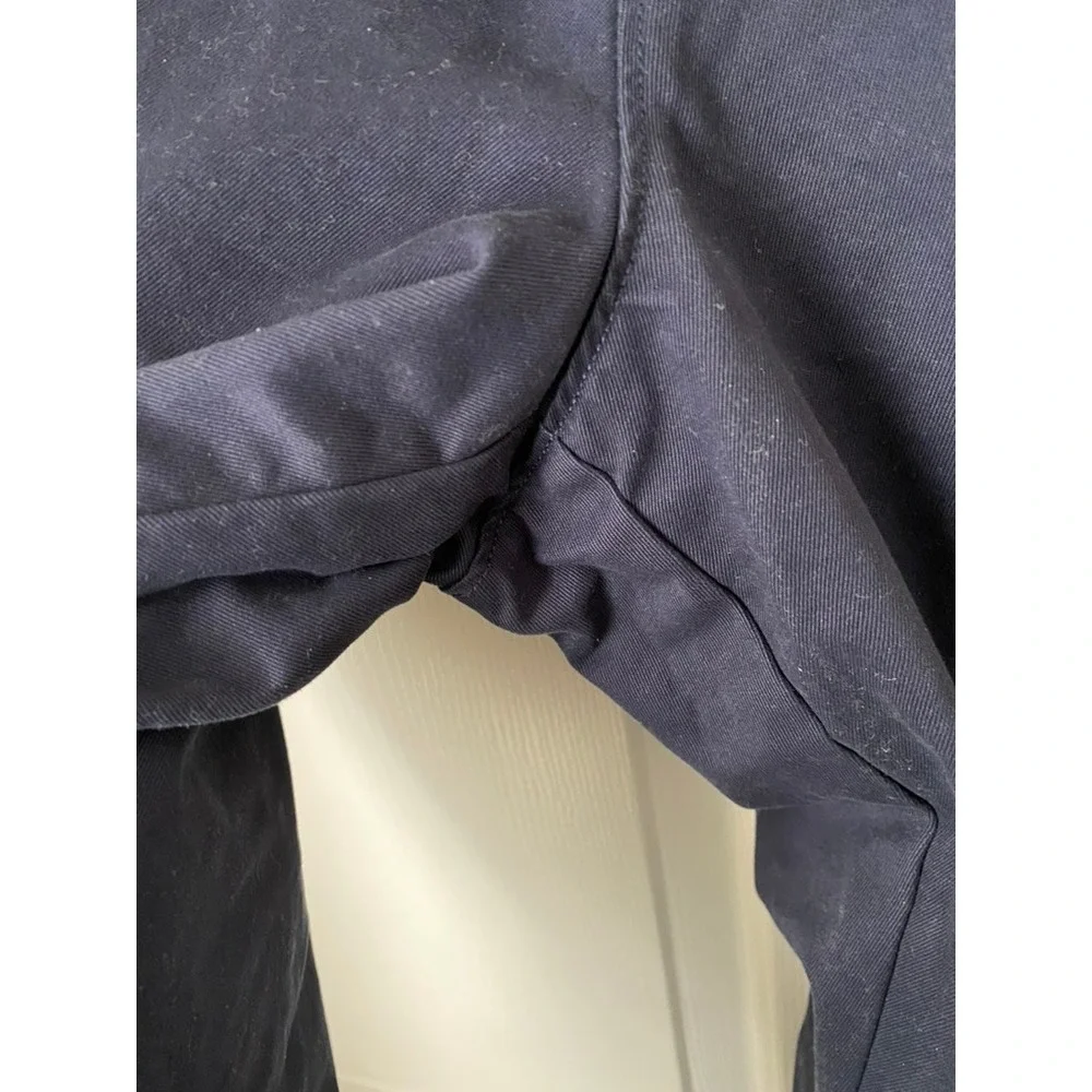 J Crew Essential Relaxed Fit Navy Blue Chino Pants Mens Size 34x31 Casual Preppy